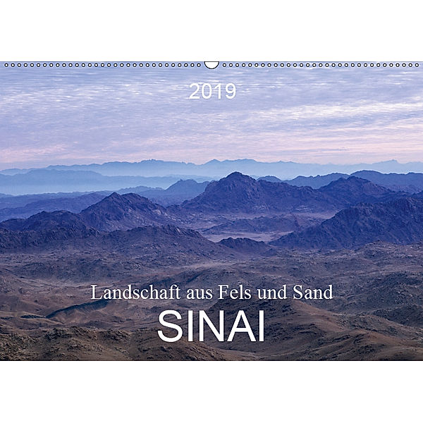 Sinai - Landschaft aus Fels und SandCH-Version (Wandkalender 2019 DIN A2 quer), Roland T. Frank