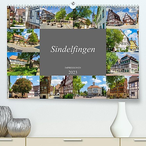 Sindelfingen Impressionen (Premium, hochwertiger DIN A2 Wandkalender 2023, Kunstdruck in Hochglanz), Dirk Meutzner
