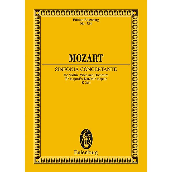 Sinfonia concertante Eb major, Wolfgang Amadeus Mozart
