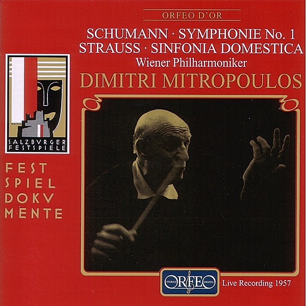 Sinfonie 1 B-Dur Op.38/Sinfonia Domestica Op.53, Mitropoulos, Wp