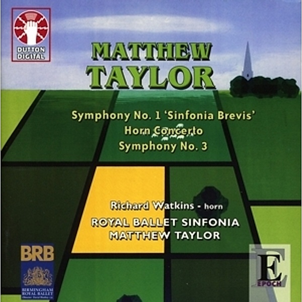 Sinfonie 1 Sinfonia Brevis/..., Richard Watkins, M. Taylor, Royal Ballet Sinfonia