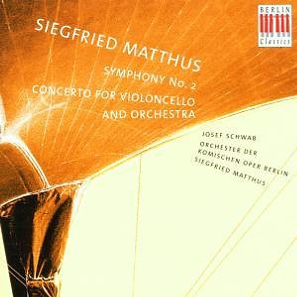 Sinfonie 2/Cellokonzert, S. Matthus, Orch.D.Komischen Oper