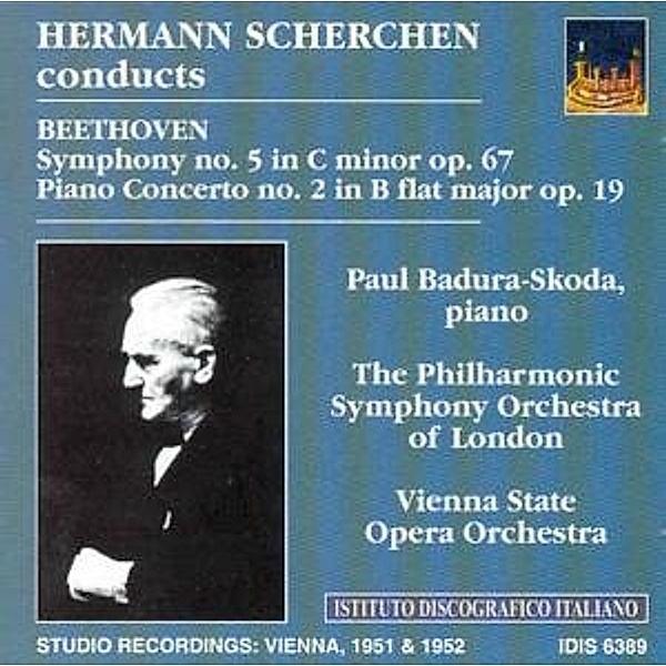 Sinfonie 5/+2.Klavierkonzert, Hermann Scherchen