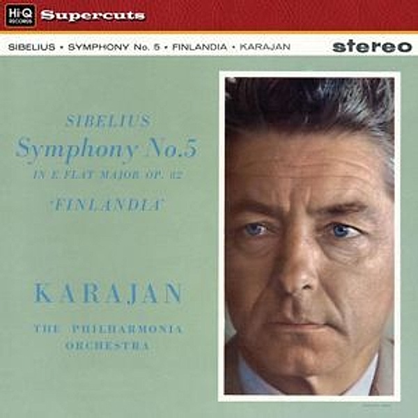 Sinfonie 5 In E Flat Major/Finlandia 180g (Vinyl), Philharmonia Orchestra, Herbert von Karajan