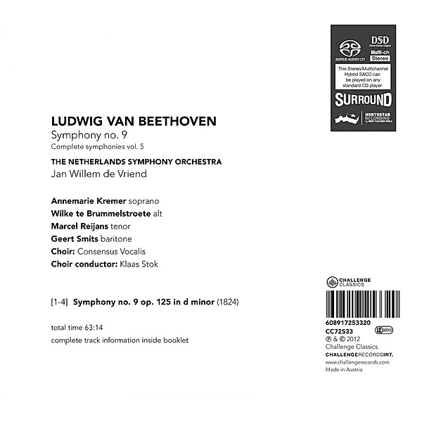 Sinfonie 9, Ludwig van Beethoven