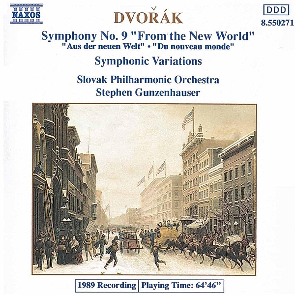 Sinfonie 9/Sinf.Variationen, Gunzenhauser, Slowak.Philh.