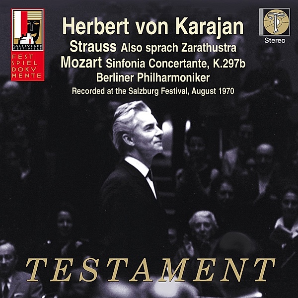 Sinfonie Concertante K 297b/Also Sprach Zarath., Herbert von Karajan, Berliner Philharmoniker