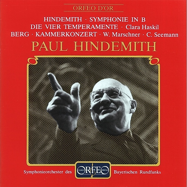 Sinfonie In B/Die Vier Temperamente/Kammerkonzert, Haskil, Marschner, Seemann, Hindemith, BRSO
