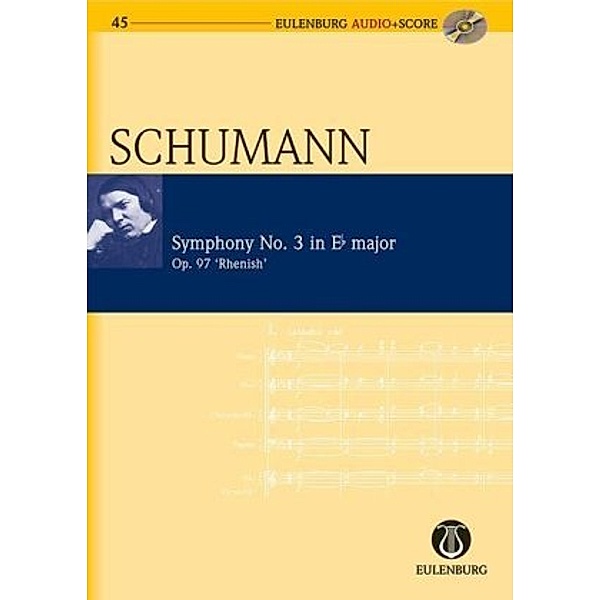 Sinfonie Nr.3 Es-Dur op.97 (Rheinische), Studienpartitur u. Audio-CD, Robert Schumann