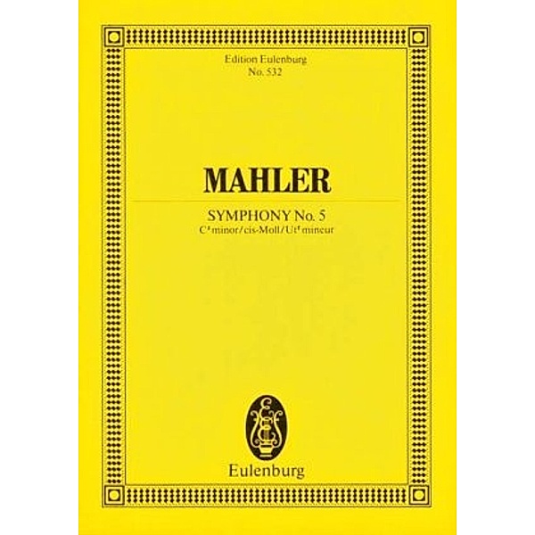 Sinfonie Nr. 5 cis-Moll, Partitur, Gustav Mahler