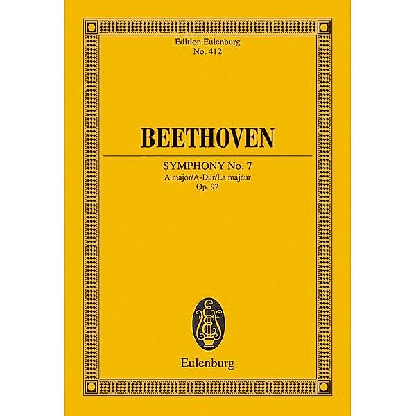 Sinfonie Nr. 7 A-Dur op.92, Studienpartitur, Ludwig van Beethoven