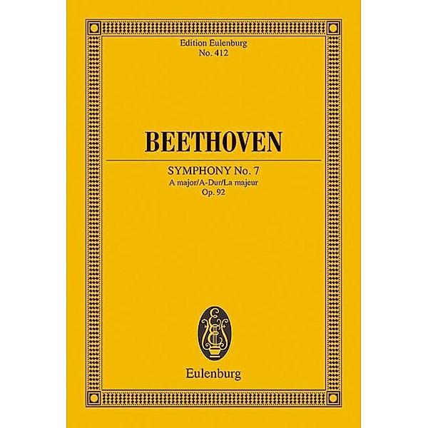 Sinfonie Nr. 7 A-Dur op.92, Studienpartitur, Ludwig van Beethoven