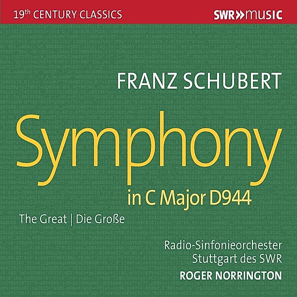 Sinfonie Nr. 9 In C-Dur Die Große D944, Roger Norrington, Radio-Sinfonieorchester Stuttgart