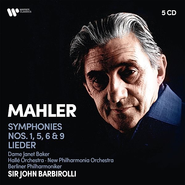 Sinfonien 1,5,6,9,Lieder, John Barbirolli, Hom, Pol, Bp, Janet Baker