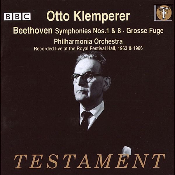 Sinfonien 1 & 8/Grosse Fuge Op.133, Klemperer, Philharmonia Orchestra, New Philharmonia