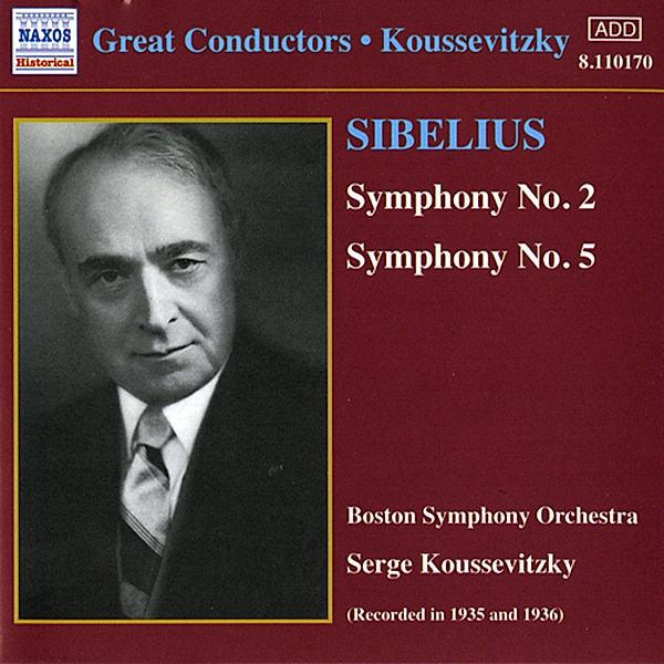 Sinfonien 2+5, Serge Koussevitzky, Boston So