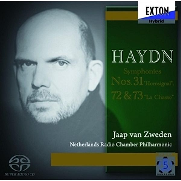 Sinfonien 31,72 & 73, Jaap Van Zweden, Netherlands Radio Chamber Philharm