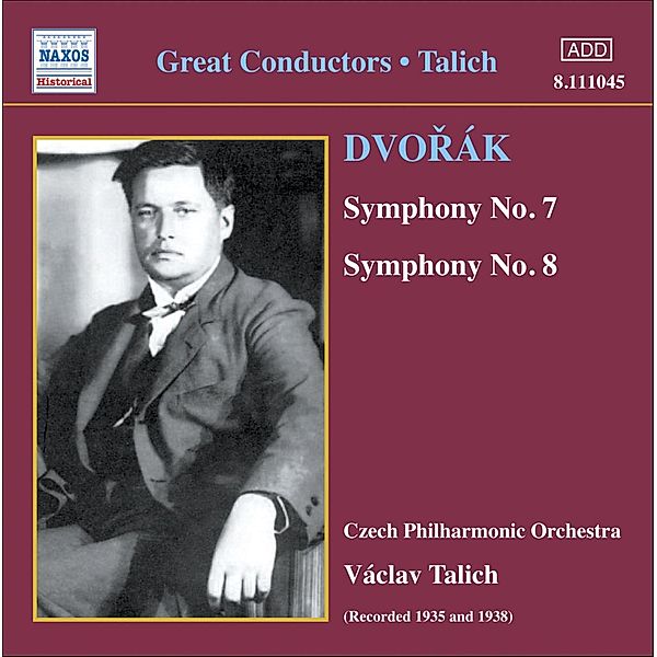 Sinfonien 7+8, Vaclav Talich, Czech PO