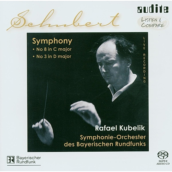 Sinfonien 8,D 944 & 3,D 200, Rafael Kubelik, BRSO