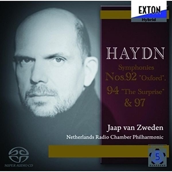 Sinfonien 92,94 & 97, Jaap Van Zweden, Netherlands Radio Chamber Philharm