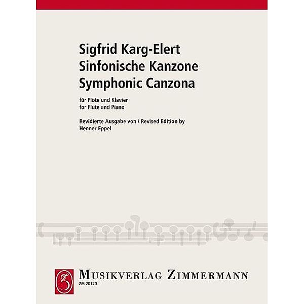 Sinfonische Kanzone, Bearbeitung für Flöte und Klavier, Sigfrid Karg-elert