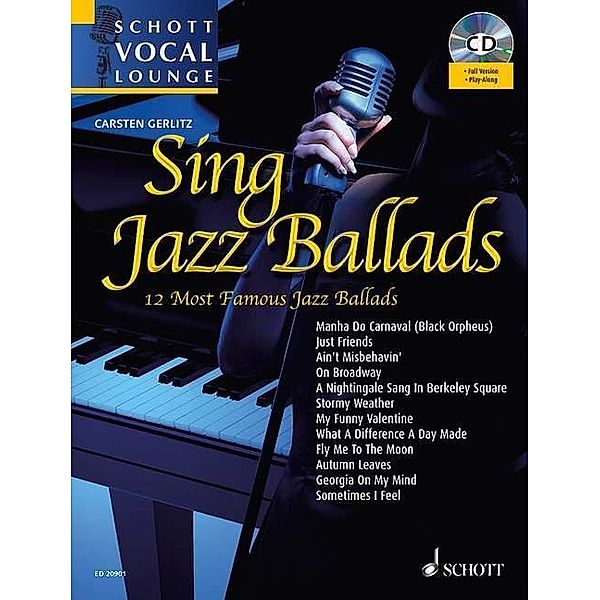 Sing Jazz Ballads, for voice and piano, w. Audio-CD