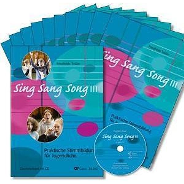 Sing Sang Song III, Chorleiterband + Chorpartitur (10 Exemplare) + Audio-CD (Paket), Friedhilde Trüün