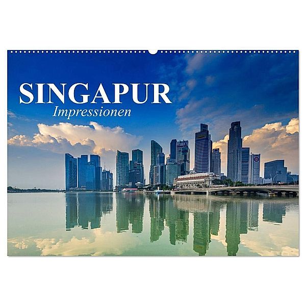 Singapur. Impressionen (Wandkalender 2024 DIN A2 quer), CALVENDO Monatskalender, Elisabeth Stanzer