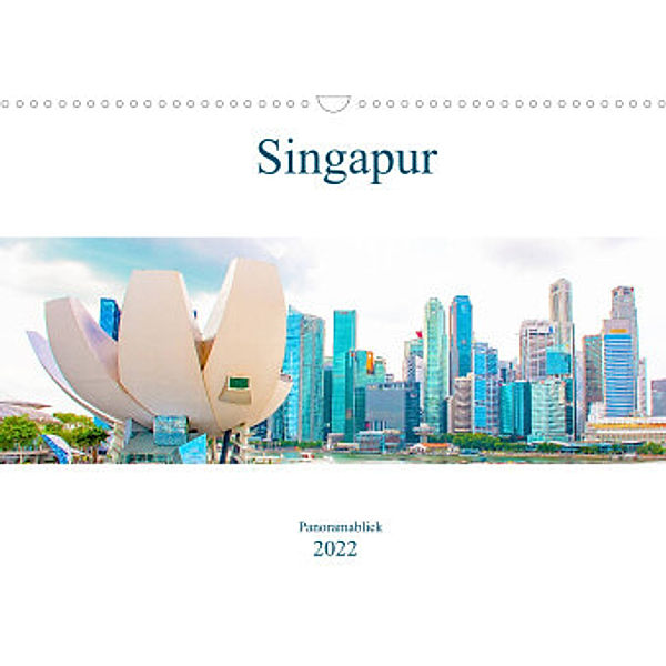 Singapur - Panoramablick (Wandkalender 2022 DIN A3 quer), Nina Schwarze