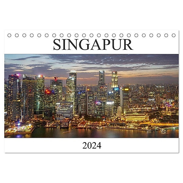 Singapur (Tischkalender 2024 DIN A5 quer), CALVENDO Monatskalender, Franziska Hoppe