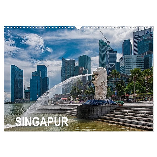 Singapur (Wandkalender 2024 DIN A3 quer), CALVENDO Monatskalender, Dieter Gödecke