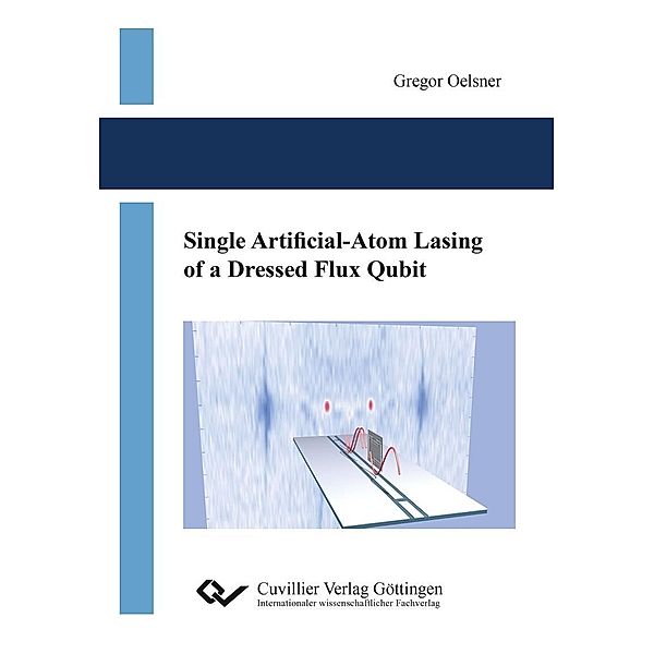 Single Artificial-Atom Lasing of a Dressed Flux Qubit