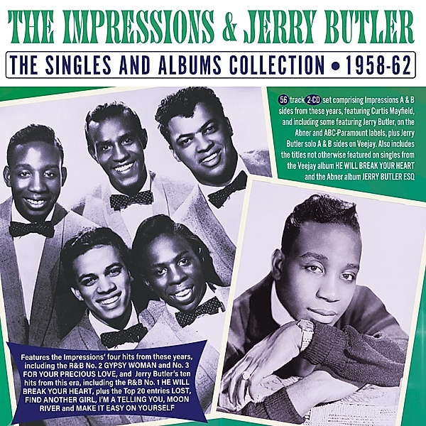 Singles & Albums Collection 1958-62, Impressions & Jerry Butler