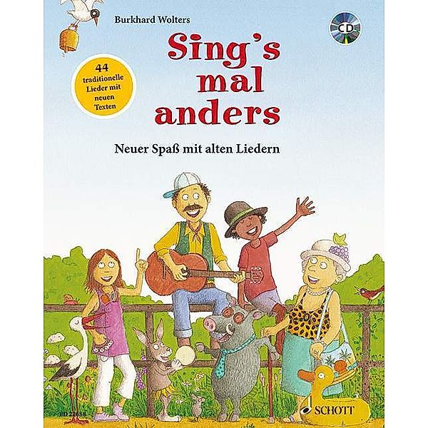 Sing's mal anders, m. Audio-CD, Burkhard Wolters