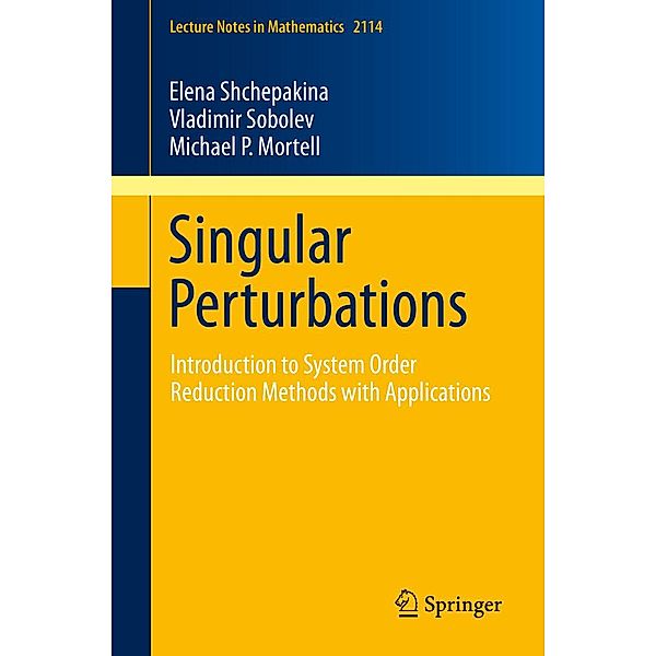 Singular Perturbations / Lecture Notes in Mathematics Bd.2114, Elena Shchepakina, Vladimir Sobolev, Michael P. Mortell