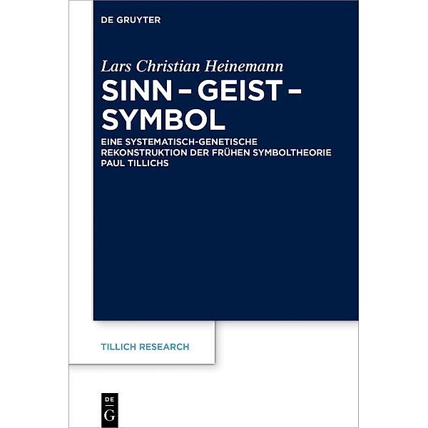 Sinn - Geist - Symbol / Tillich Research Bd.10, Lars Christian Heinemann