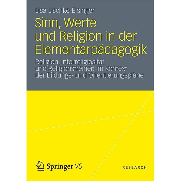 Sinn, Werte und Religion in der Elementarpädagogik, Lisa Lischke-Eisinger