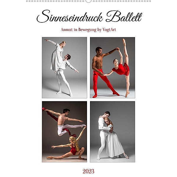 Sinneseindruck Ballett (Wandkalender 2023 DIN A2 hoch), VogtArt