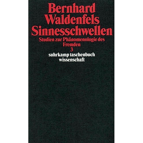 Sinnesschwellen, Bernhard Waldenfels