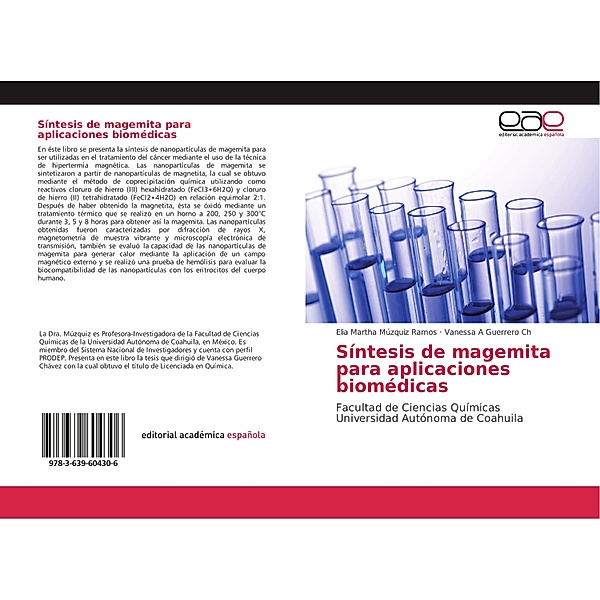 Síntesis de magemita para aplicaciones biomédicas, Elia Martha Múzquiz Ramos, Vanessa A Guerrero Ch