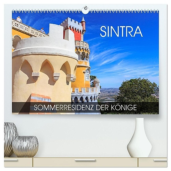 Sintra - Sommerresidenz der Könige (hochwertiger Premium Wandkalender 2024 DIN A2 quer), Kunstdruck in Hochglanz, Val Thoermer
