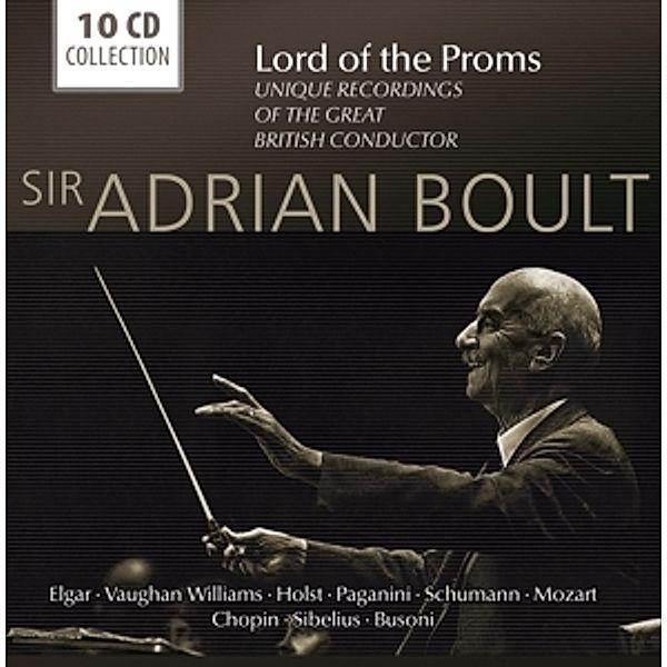 Sir Adrian Boult-Lord Of The Proms, Sir Adrian Boult, Bbcs, Lso, Lpo, Po, Menuhin, Gulda