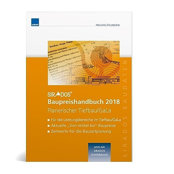 SIRADOS Baupreishandbuch 2018 Planerischer Tiefbau/GaLa