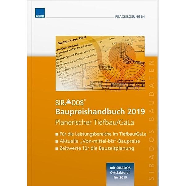 SIRADOS Baupreishandbuch 2019 Planerischer Tiefbau/GaLa