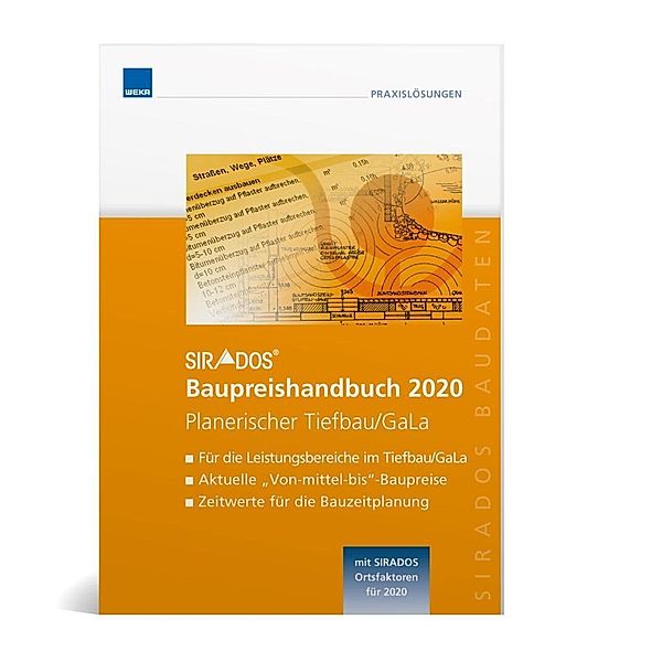 SIRADOS Baupreishandbuch 2020 Planerischer Tiefbau/GaLa