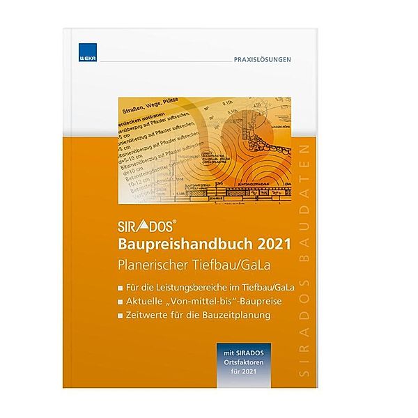 SIRADOS Baupreishandbuch 2021 Planerischer Tiefbau/GaLa