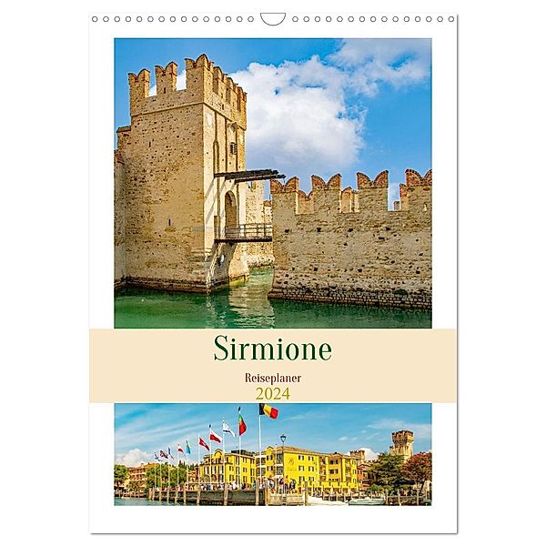 Sirmione - Reiseplaner (Wandkalender 2024 DIN A3 hoch), CALVENDO Monatskalender, Calvendo, Nina Schwarze