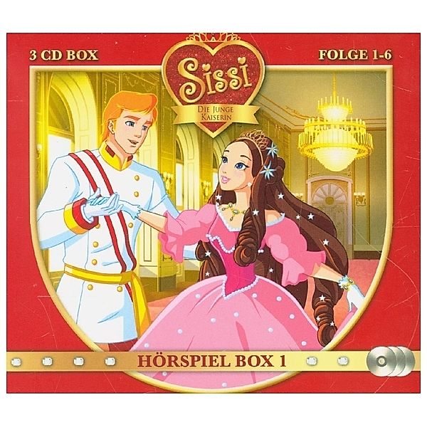 Sissi, Die junge Kaiserin Hörspielbox. Box.1, 3 Audio-CD,3 Audio-CD, Die Junge Kaiserin Sissi