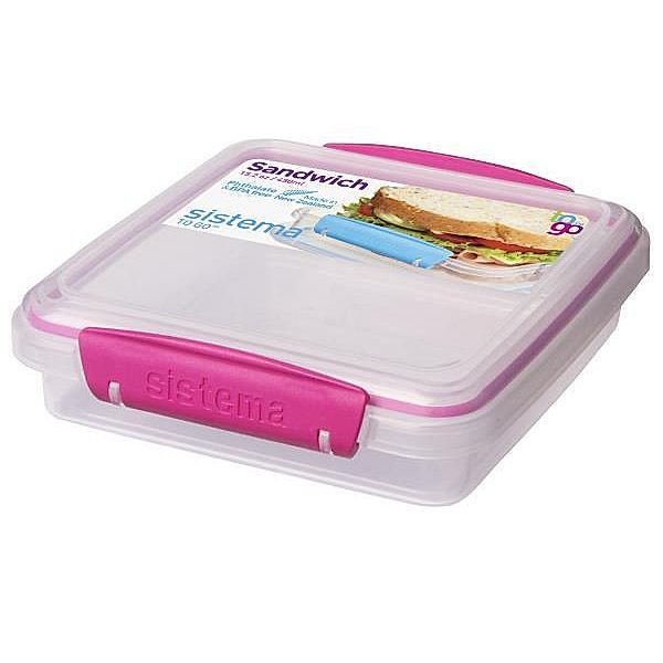 Sistema Sandwich To Go, pink, 450 ml