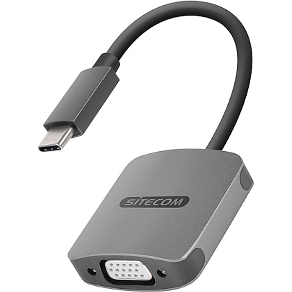 Sitecom Adapter CN-374, USB-C 3.1-Stecker auf VGA-Buchse mit USB-C Power